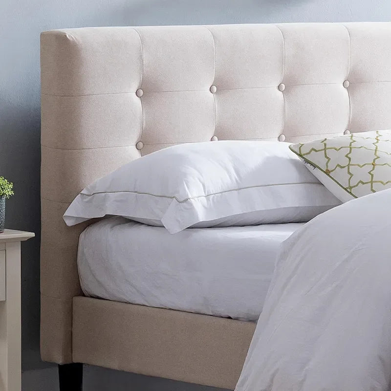 Agnew Queen-size Upholstered Platform Bed