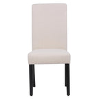 Upholstered Linen Fabric Dining Chair - 38.6