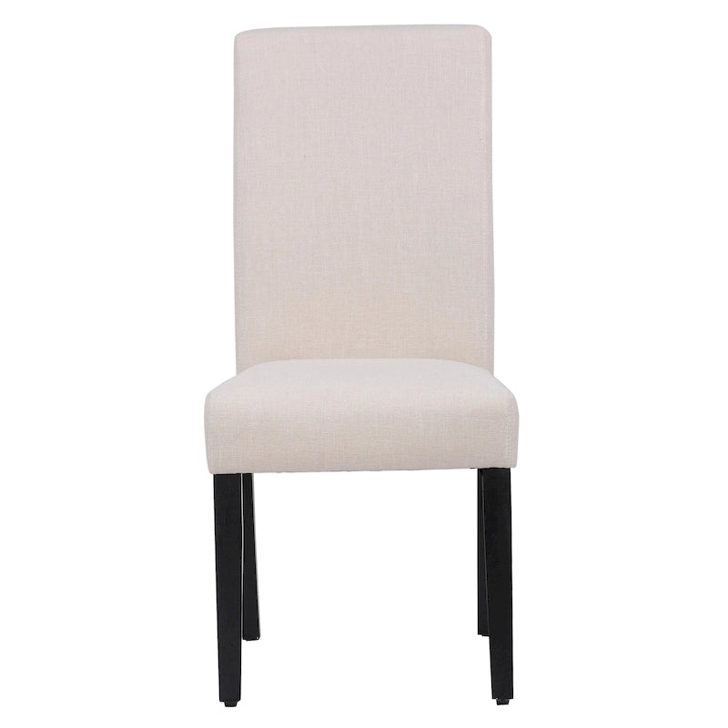 Upholstered Linen Fabric Dining Chair - 38.6