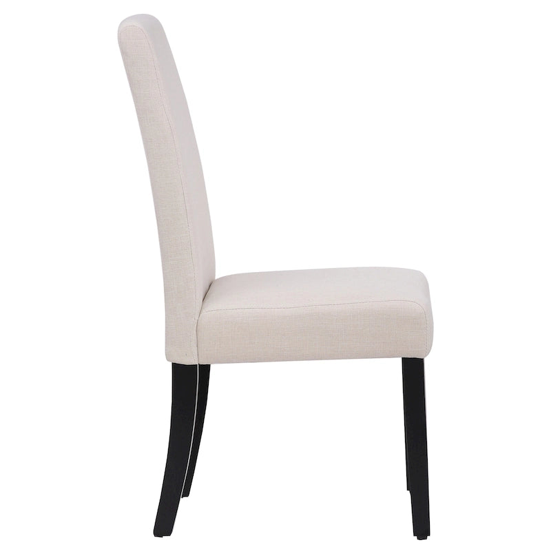 Upholstered Linen Fabric Dining Chair - 38.6