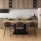 Home Wood Dining Table Extendable Table Meeting Working Computer