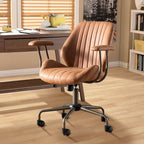 Suede Fabric Ergonomic Office Chair Desk Chair Lumbar Support