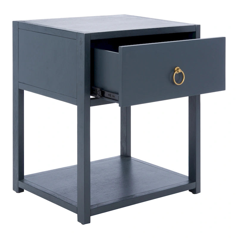 1-Drawer 1-Shelf Accent Table Nightstand