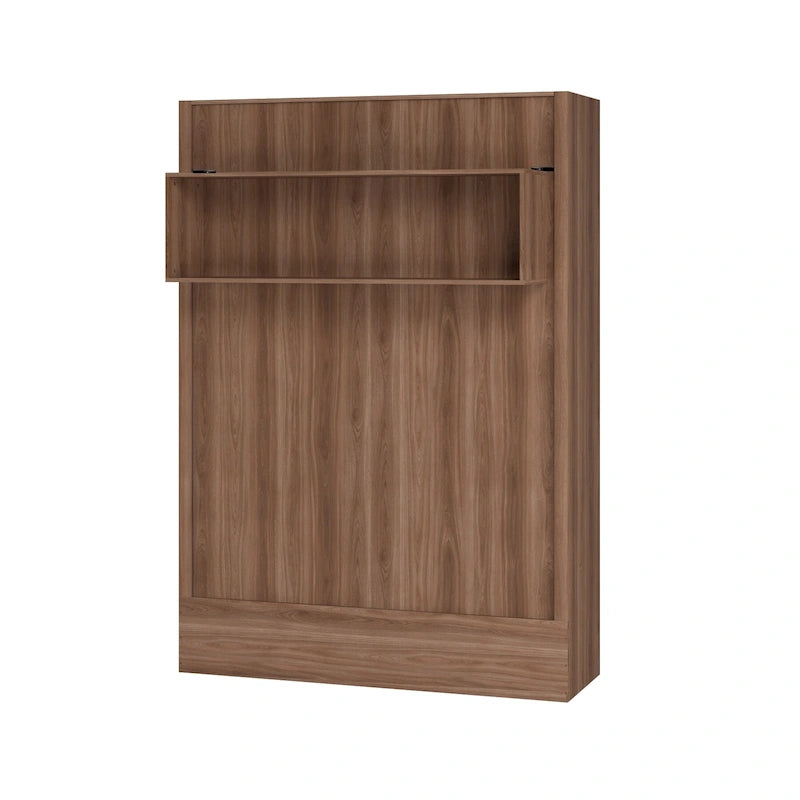 Easy Lift Queen Contemporary Murphy Bed with Shelf