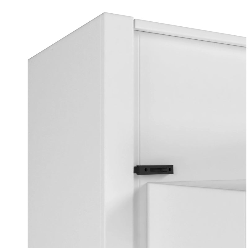Easy Lift Queen Contemporary Murphy Bed with Shelf