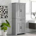 Bathroom Storage Cabinet with Doors and Drawer